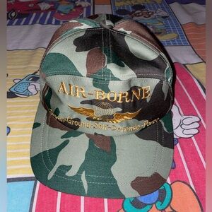 Vintage air borne Camo hat